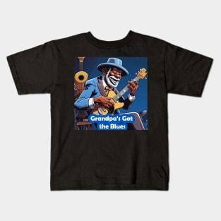 Granpa's Got The Blues Kids T-Shirt